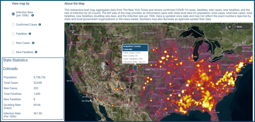 link to data visualization map and resources